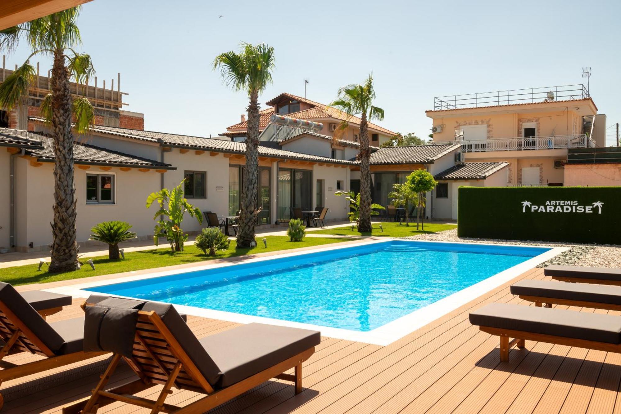 Paradise Apartments Artemida Buitenkant foto