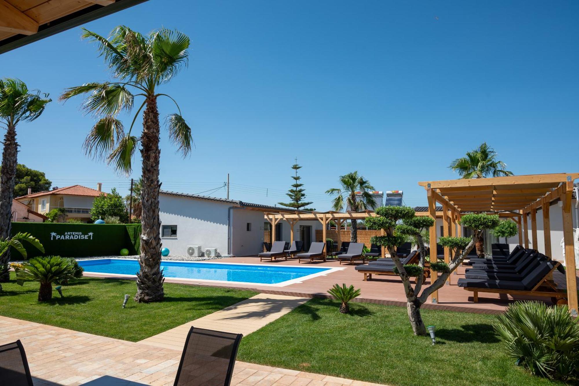 Paradise Apartments Artemida Buitenkant foto