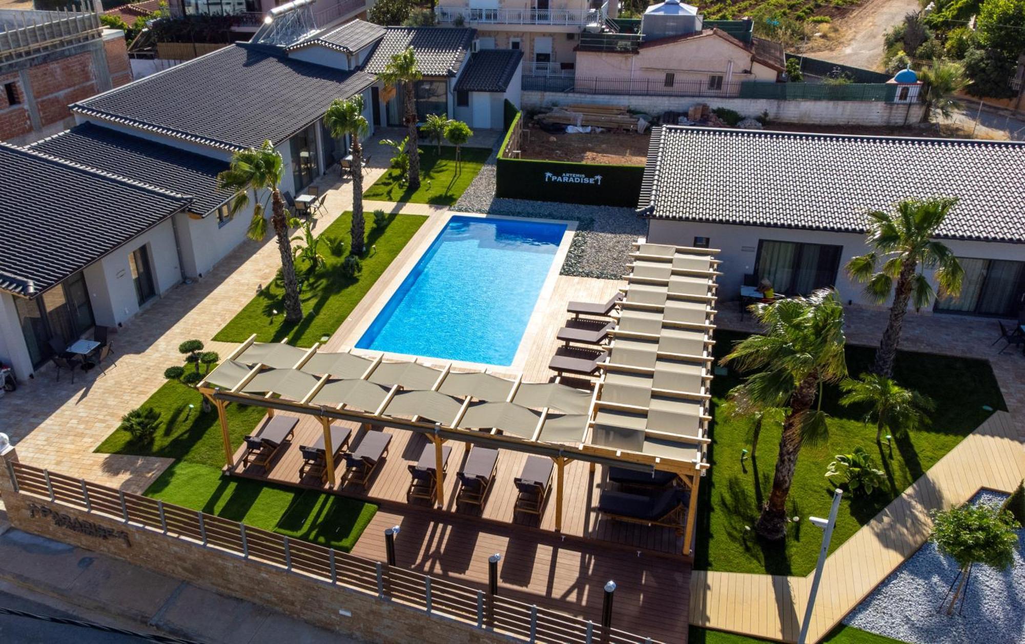 Paradise Apartments Artemida Buitenkant foto