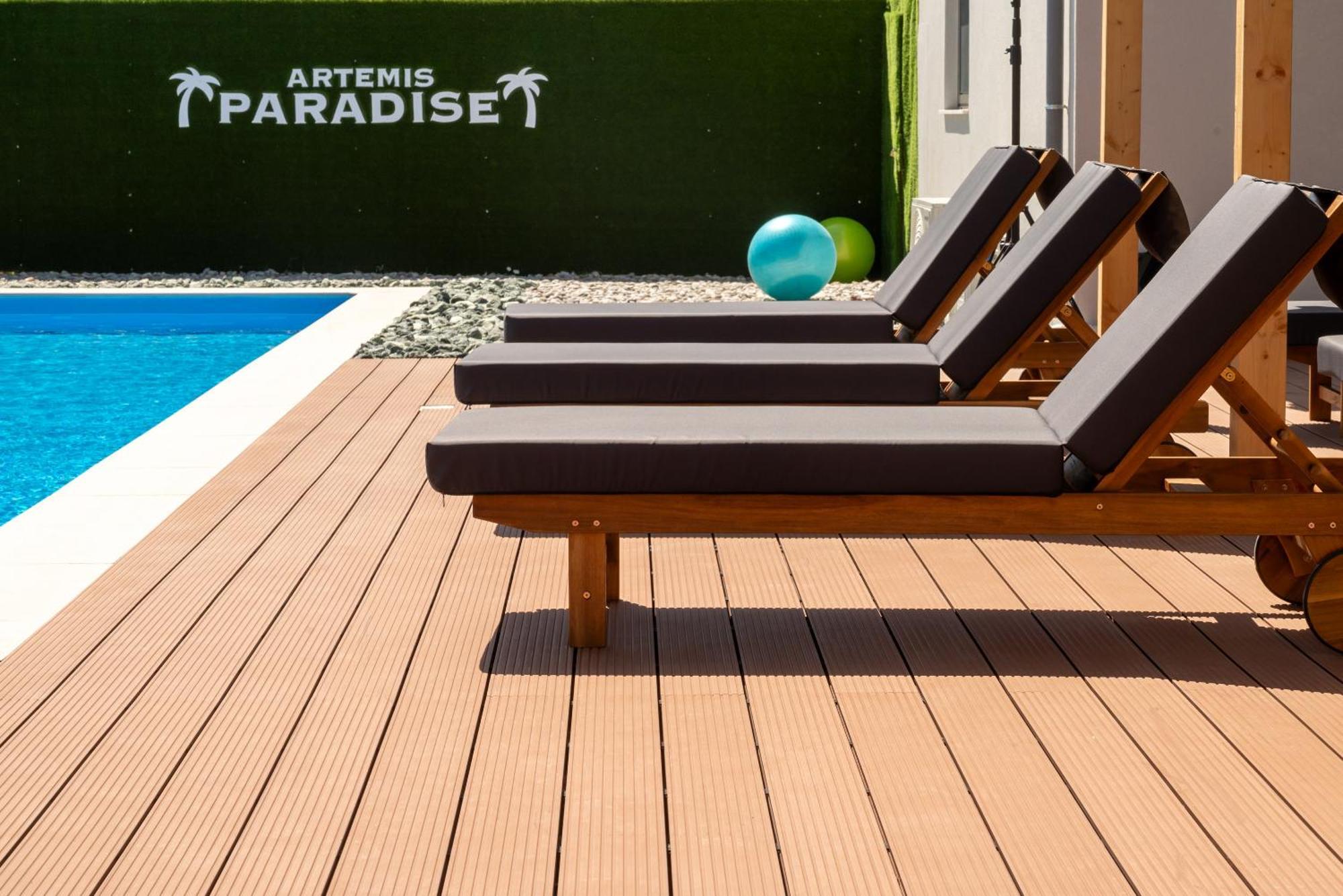 Paradise Apartments Artemida Buitenkant foto