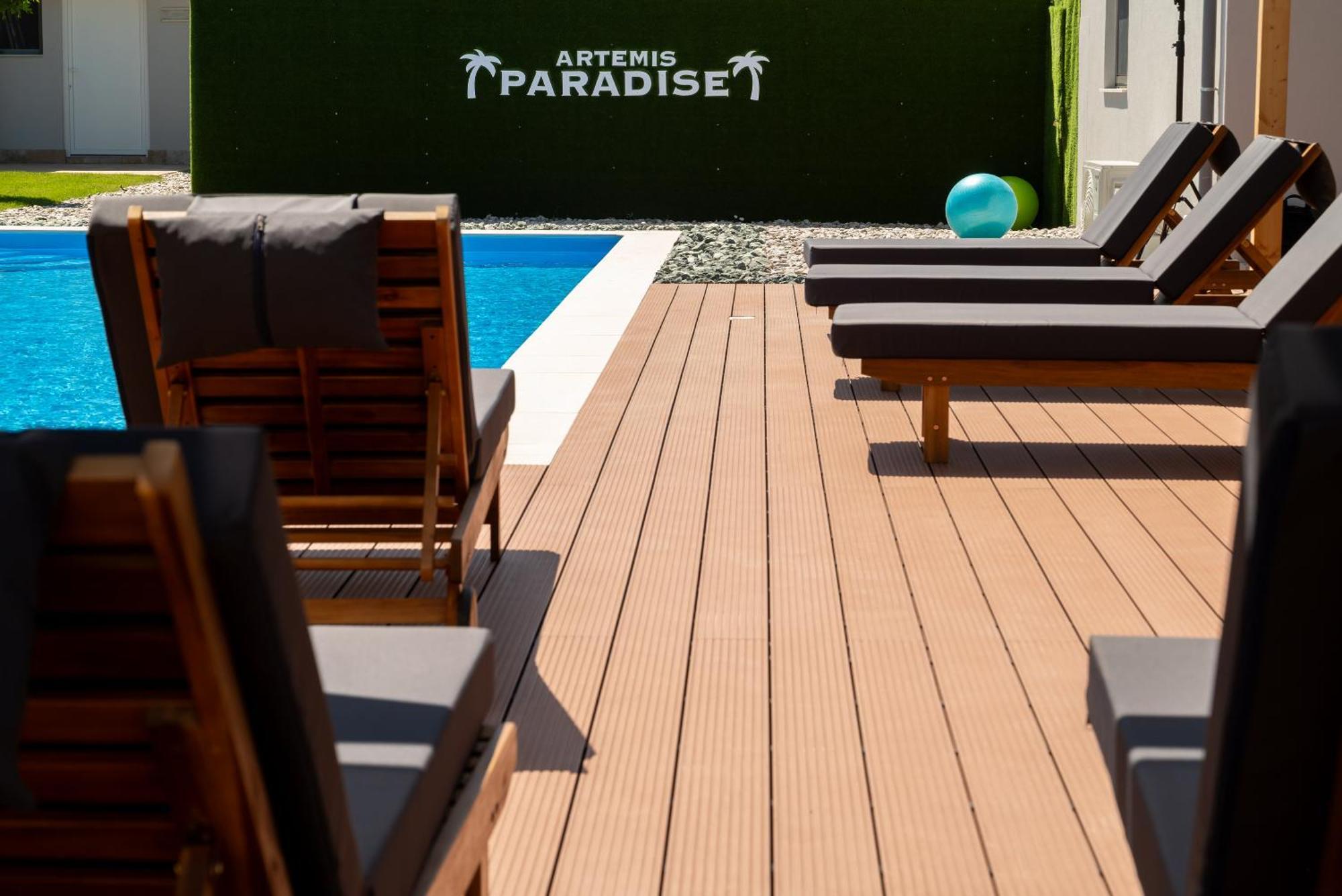 Paradise Apartments Artemida Buitenkant foto