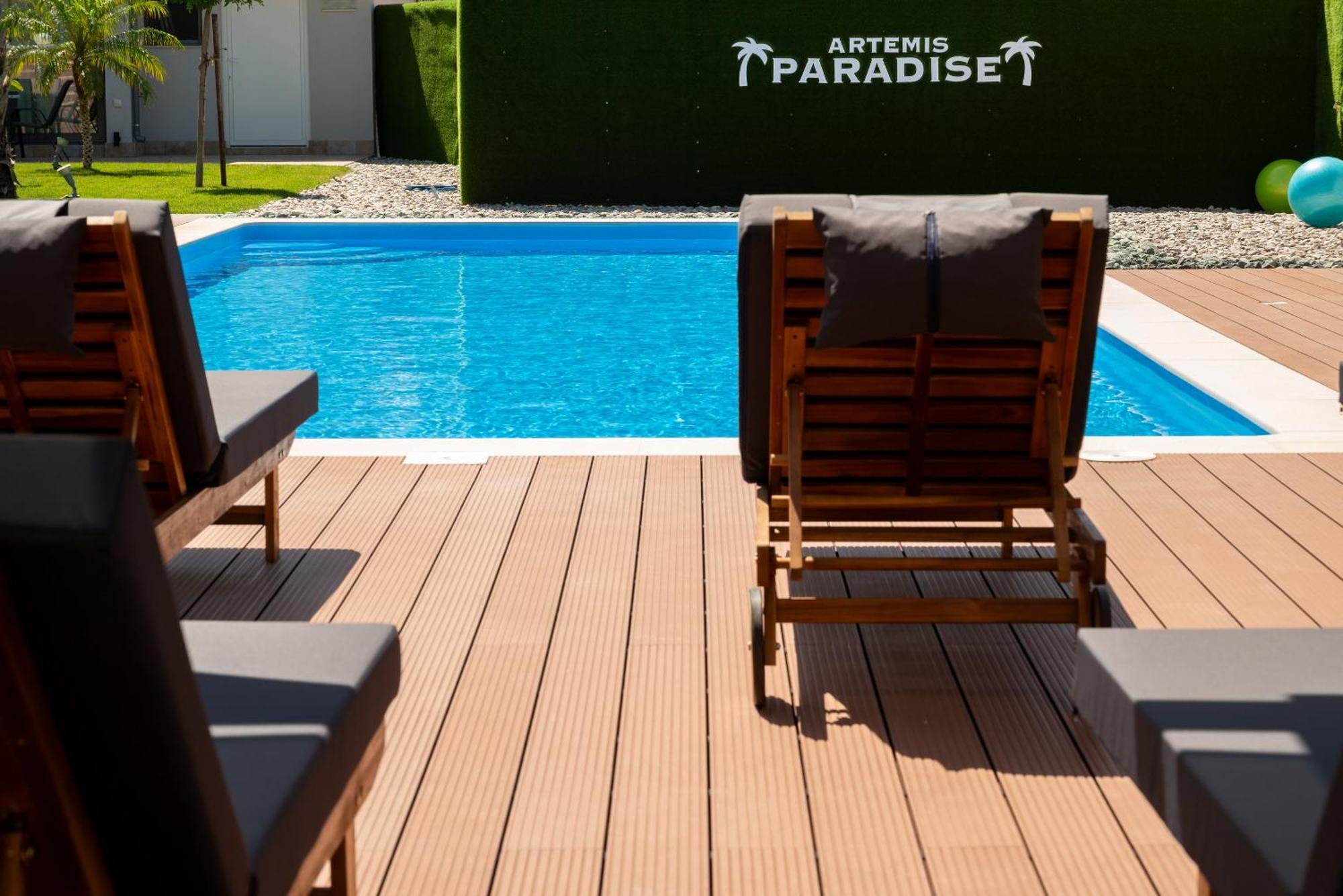Paradise Apartments Artemida Buitenkant foto